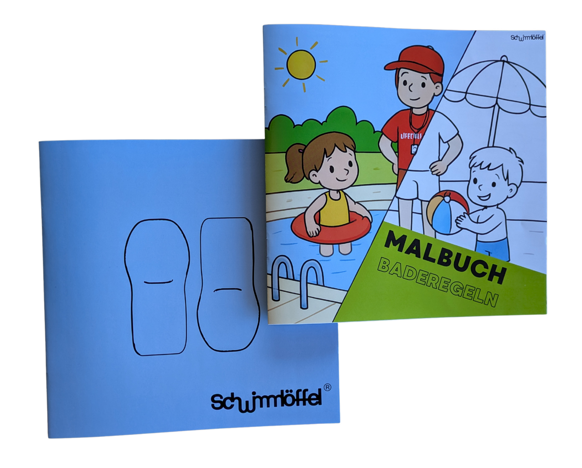 Malbuch & Übungen zur Wassergewöhnung